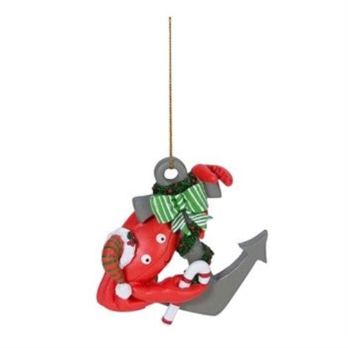 Crab on Anchor Nautical Christmas Ornament Chesapeake Bay Goods