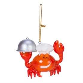 Chef Crab Christmas Ornament Chesapeake Bay Goods