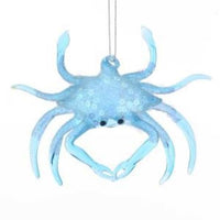 Blue Crab Glass Christmas Ornament - Chesapeake Bay Goods