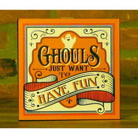Halloween Wood Block Wall Signs - Chesapeake Bay Goods