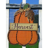 Pumpkin Hanging Wall Art - Welcome and Harvest - Chesapeake Bay Goods