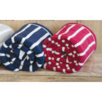 Beach Stripes Throw by Darzzi - Chesapeake Bay Goods