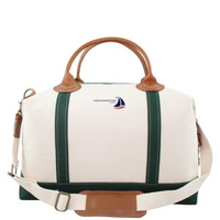 Islander Canvas Weekender Tote Bag Green - Chesapeake Bay Goods
