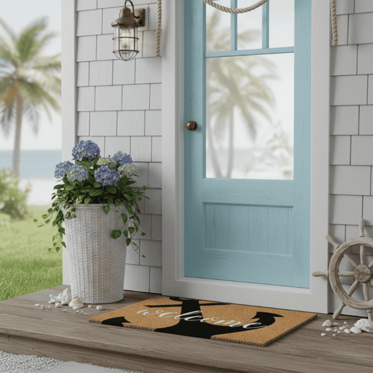 Anchor Welcome Coir Door Mat