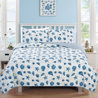 Bali Collection Coastal Quilt & Sham Set