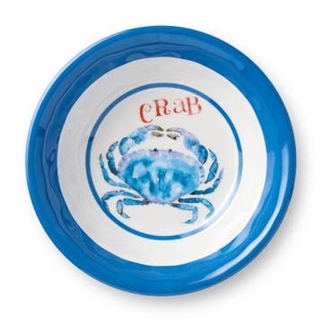Beach House Crab All Purpose Bowl Set of 6