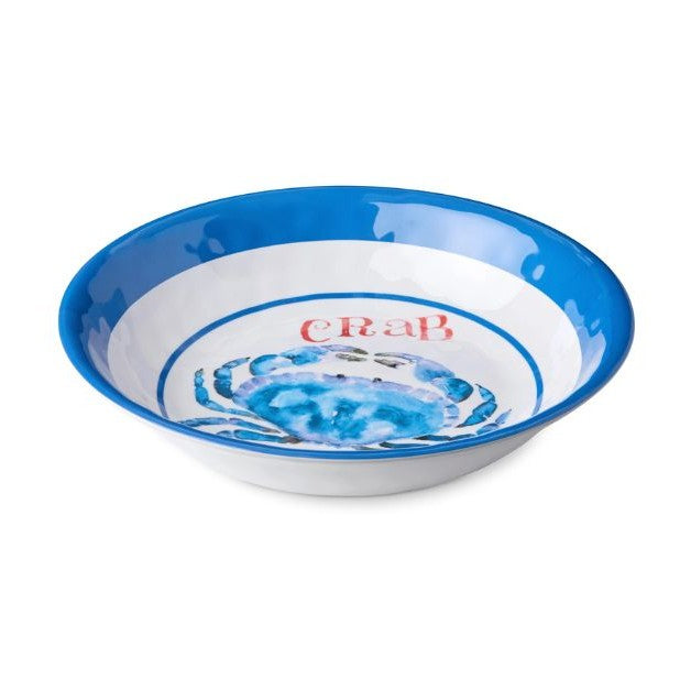 Beach House Crab Large Serving Bowl