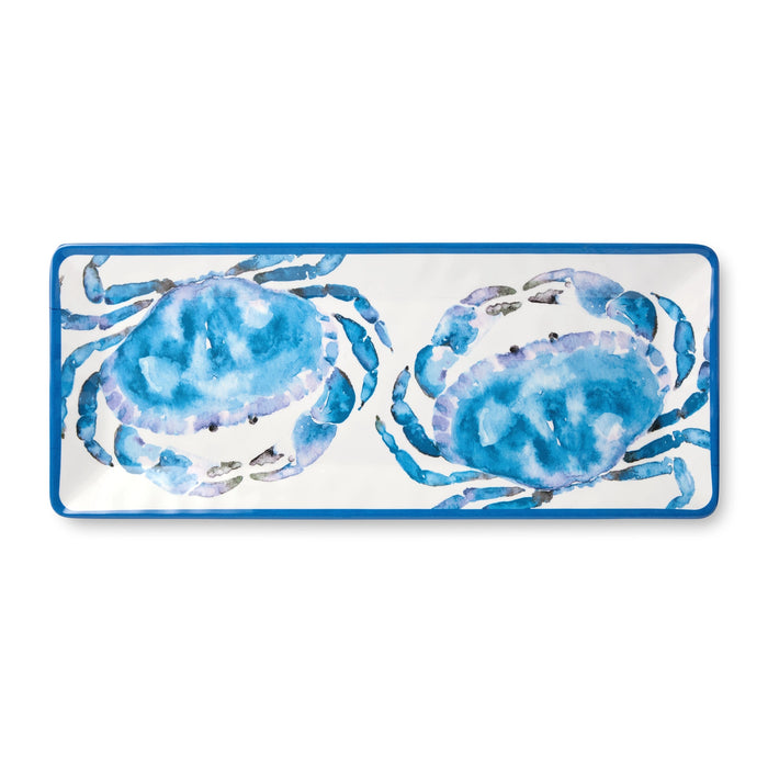 Beach House Crab Rectangular Platter