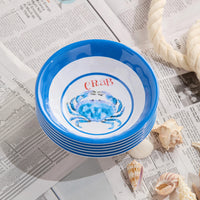 Beach House Crab All Purpose Bowl Set of 6