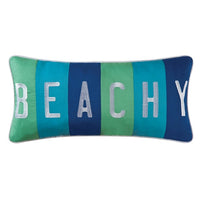 Beachy Colorful Rectangular Pillow