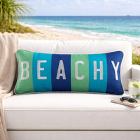 Beachy Colorful Rectangular Pillow