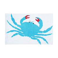 Blue Crab Dhurrie Mat