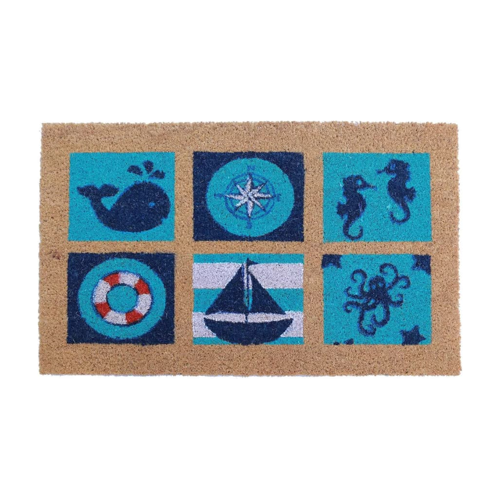 Nautical Designs Coir Outdoor Door Mat