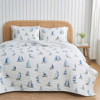 Coastal Seascape Lightweight Quilt Set