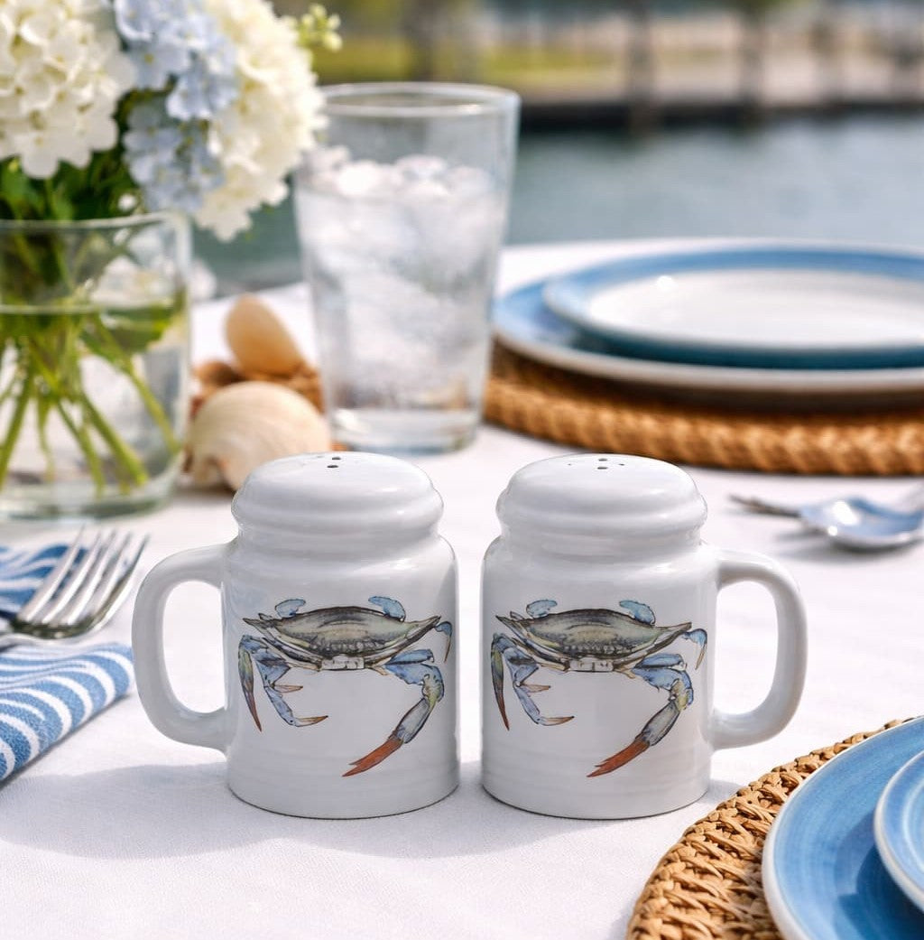 Crab Salt & Pepper Shakers