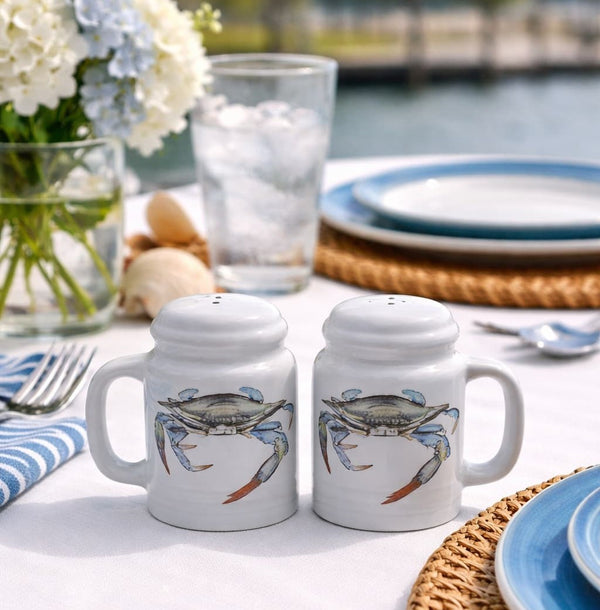 Crab Salt & Pepper Shakers