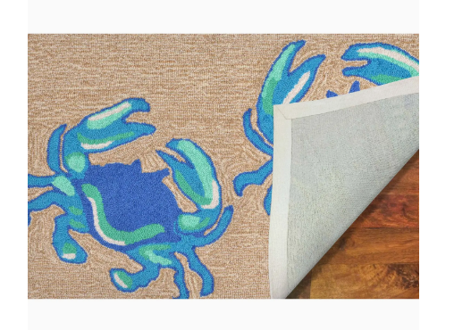 Blue Crab Indoor/Outdoor Rug