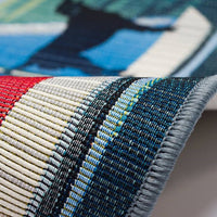 See Spot Sail Indoor/Outdoor Blue Rug