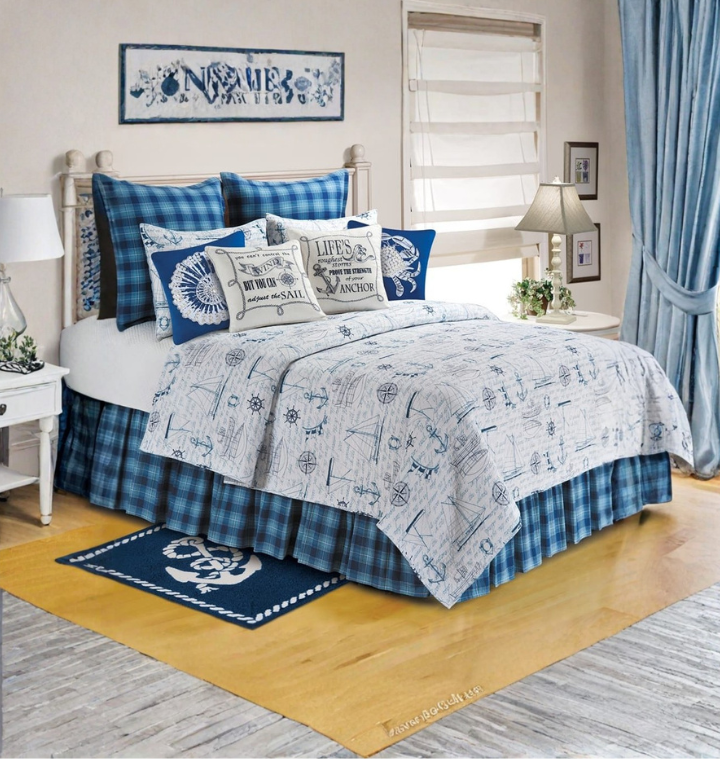 Fair Winds Quilt King by C&F Home