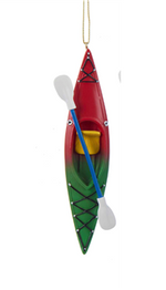 Kayak With Oar Ornaments, Sold Separately