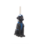 Ceramic Dog with Swimming Gear Christmas Ornament (Sold Separately)