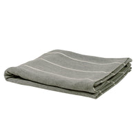 Seaford Cotton Throw by Darzzi (Grey and Ivory)