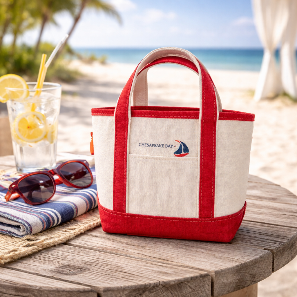 Small Canvas Boat Tote