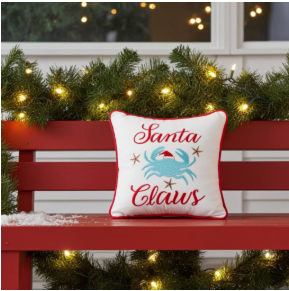 Small Santa Claws Pillow