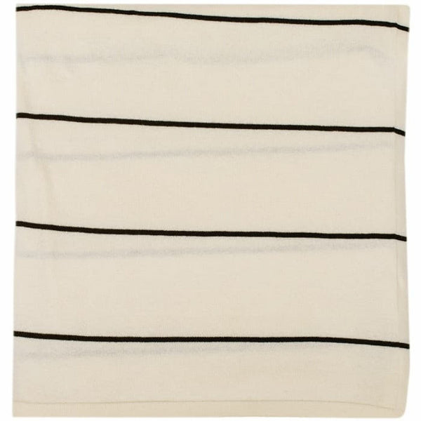 Seaford Cotton Throw by Darzzi (Grey and Ivory)