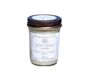 Cactus and Sea Salt Soy Wax Candle