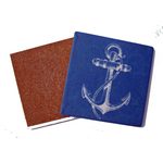 Nautical Anchor Coaster Ceramic Singles - Chesapeake Bay Goods