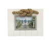 Nautical Photo Frames - Beach White and Gray Frame with Rope Accent Chesapeake Bay Goods