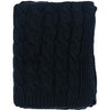 Navy Cable Knit Throw by Darzzi - Chesapeake Bay Goods