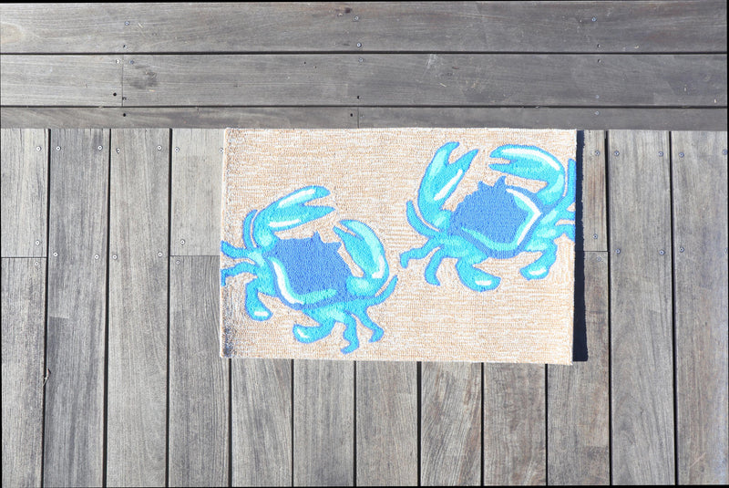 Blue Crab Indoor/Outdoor Rug Chesapeake Bay Goods