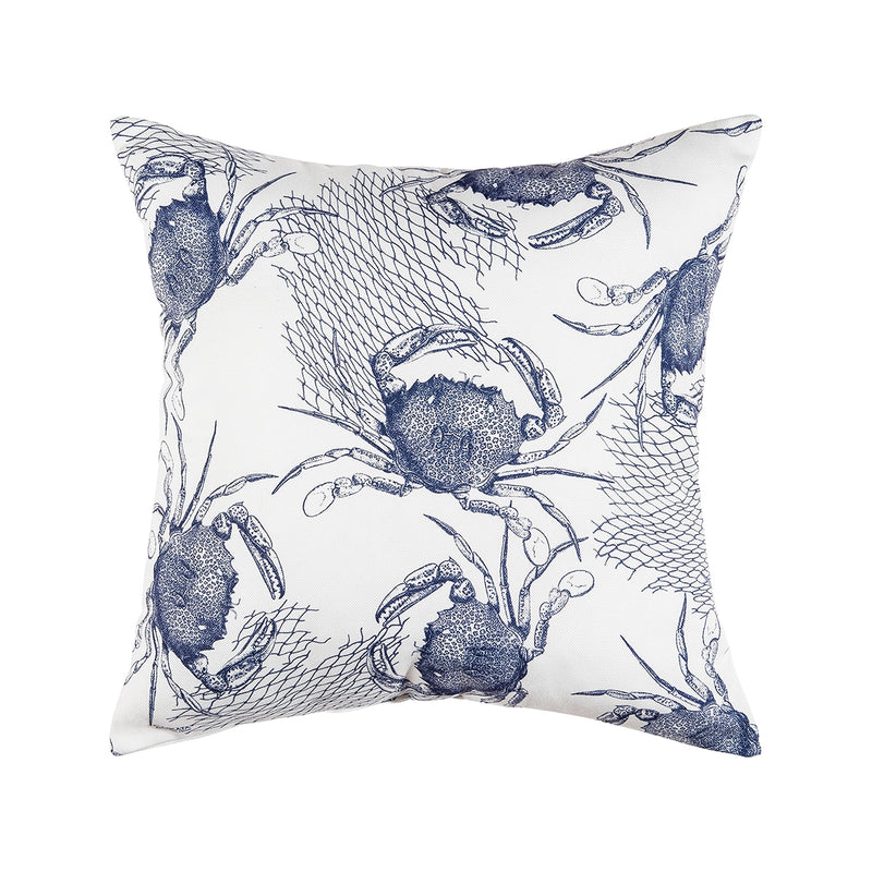 Blue Crab indoor/Outdoor Printed Pillow Chesapeake Bay Goods