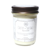 Cactus and Sea Salt Soy Wax Candle