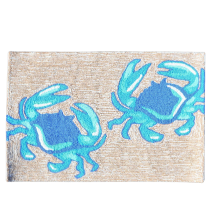Blue Crab Indoor and Outdoor Rug