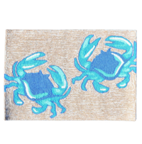 Blue Crab Indoor and Outdoor Rug