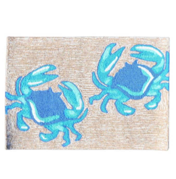 Blue Crab Indoor and Outdoor Rug