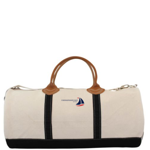 Navy Bay Travel Canvas Duffel - Chesapeake Bay Goods