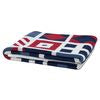 Nautical Signal Flags Throw in Red, White and Blue by In2Green