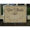 Gather / Give Thanks Wall Decor with Metal Frame - Chesapeake Bay Goods