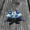 Glow in the Dark Glass Blue Crab Ornament Chesapeake Bay Goods
