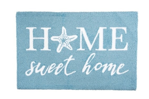 Home Sweet Home Hooked Coastal Rug C&F Home