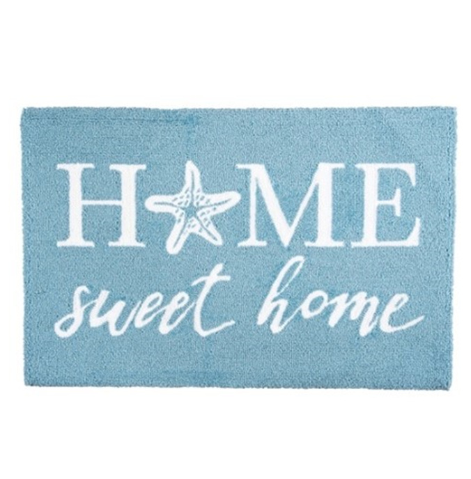 Home Sweet Home Coastal Blue Rug