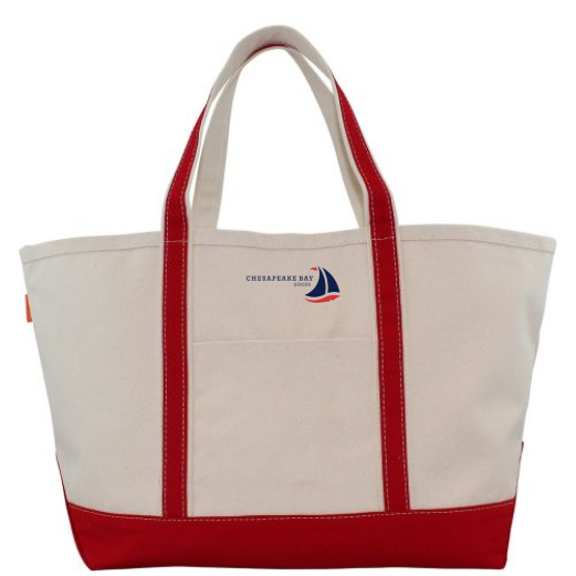Bay large logo tote 2025