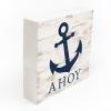 Nautical Anchor Word Block