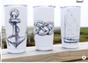 Anchor Rope and Sailboat Stainless Steel Tumbler Chesapeake Bay goods