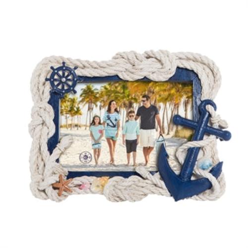 Nautical Rope and Anchor Photo Frame - Chesapeake Bay Goods