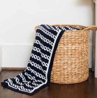 Nautical Rope Cotton Throw by Darzzi